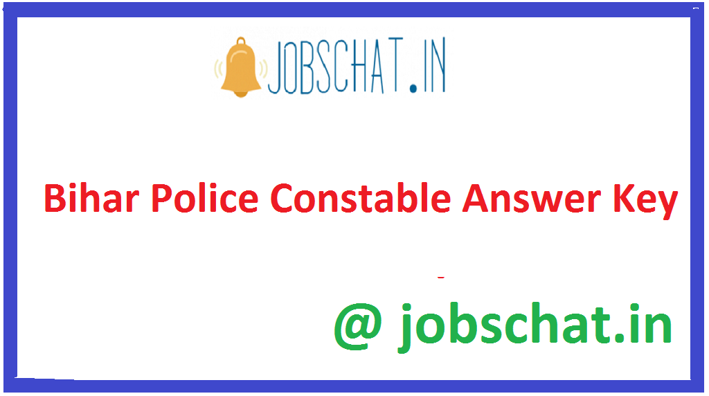 Bihar Police Constable Answer Key