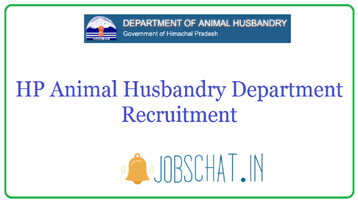 HP Animal Husbandry Department Recruitment 2020 | 239 Posts