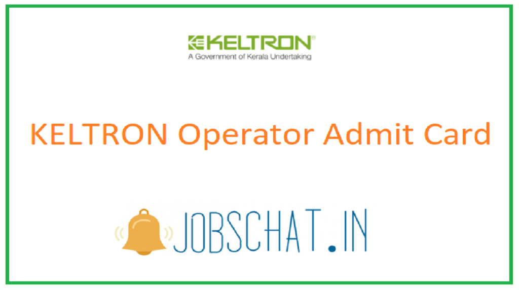 KELTRON Operator Admit Card