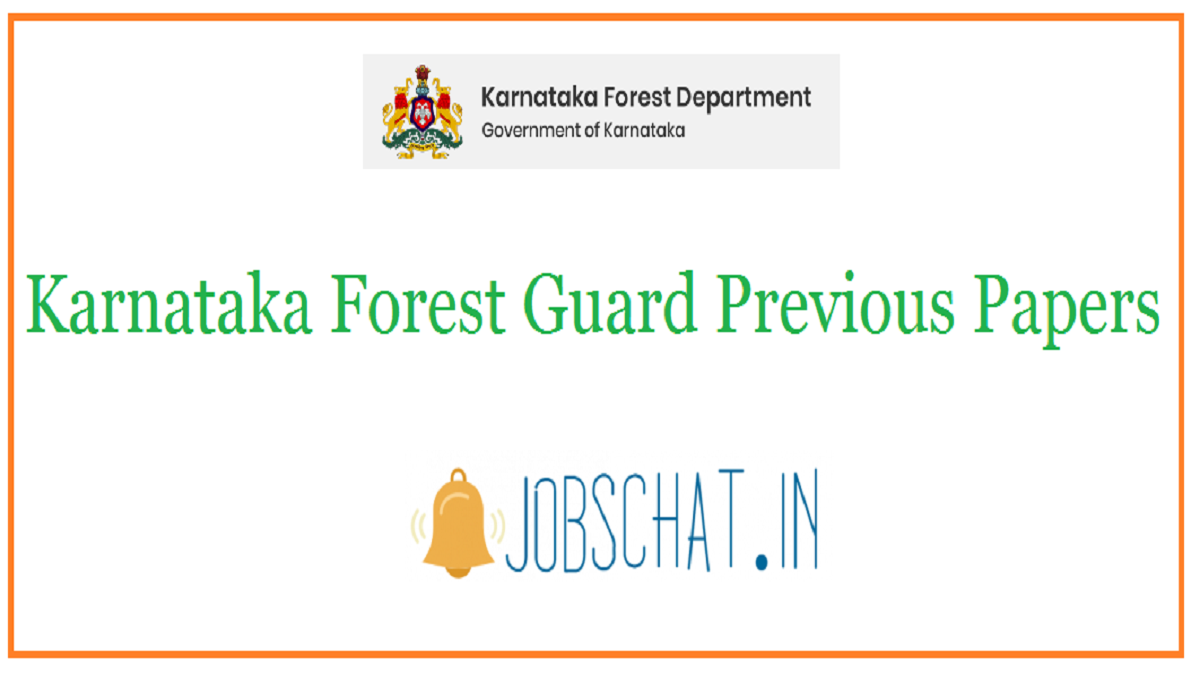 Karnataka Forest Guard Previous Papers