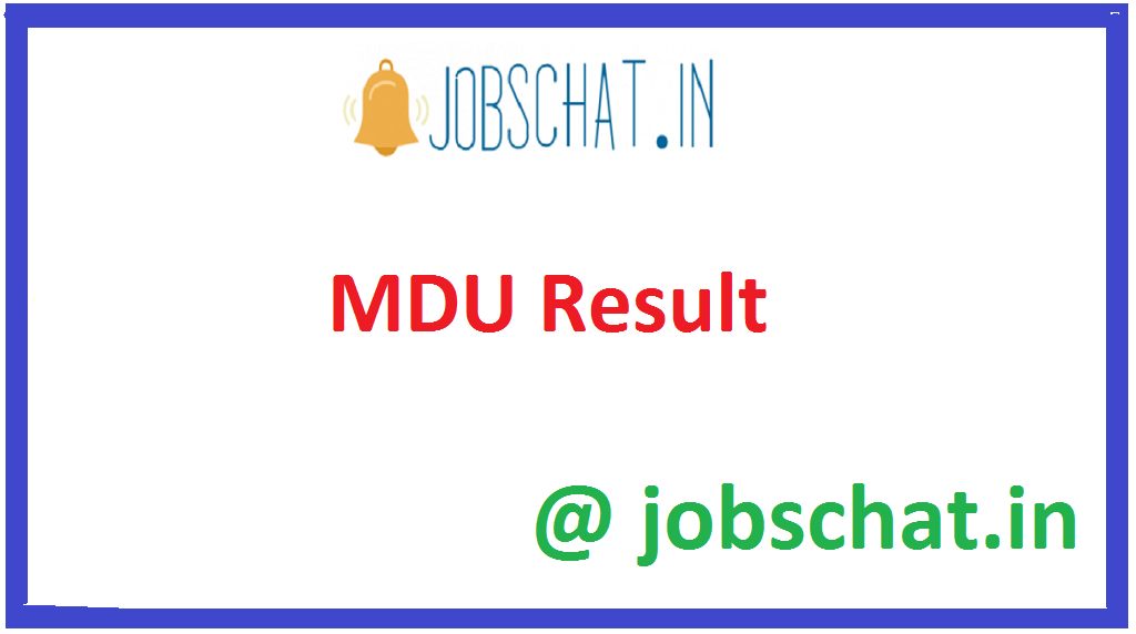 MDU Result