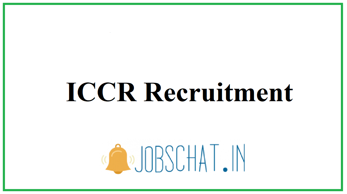 ICCR Recruitment
