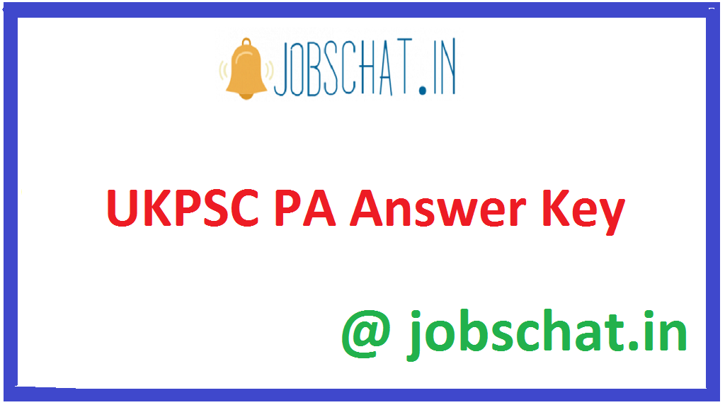 UKPSC PA Answer Key