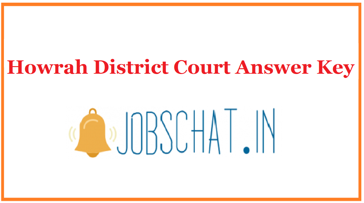 Howrah District Court Answer Key 