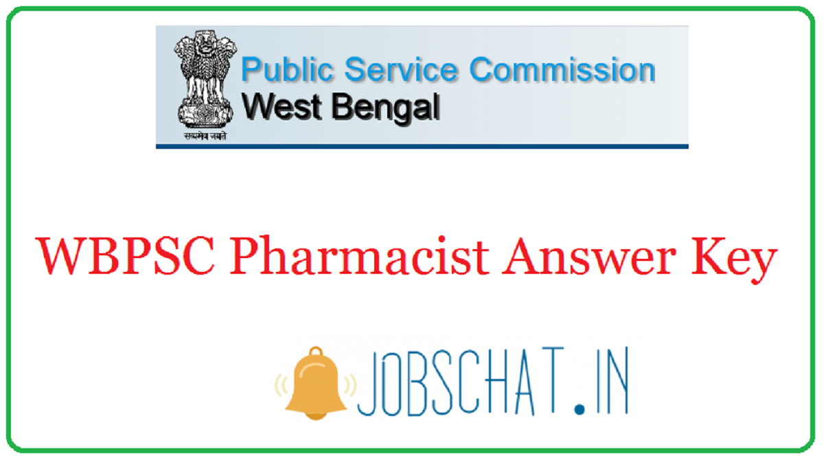 WBPSC Pharmacist Answer Key