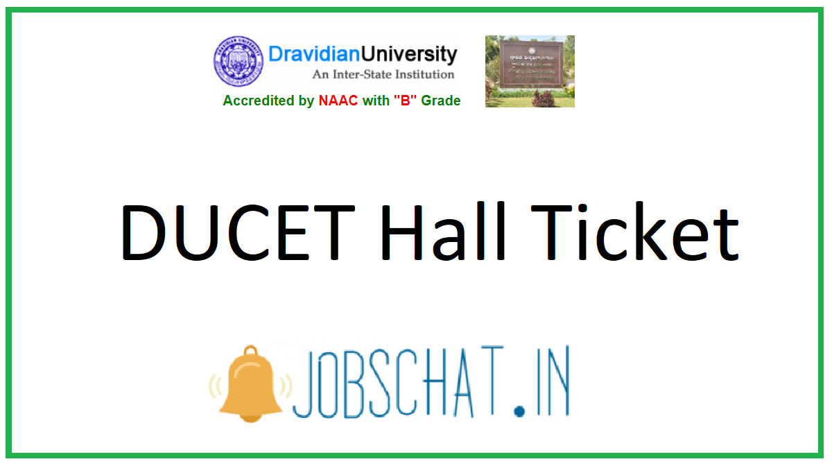 DUCET Hall Ticket
