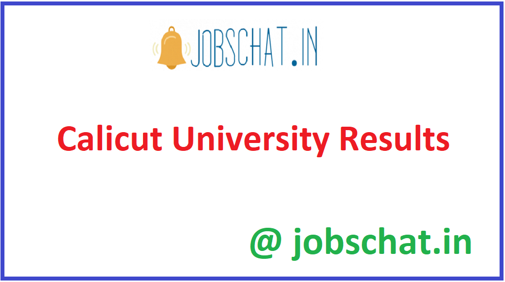 Calicut University Results