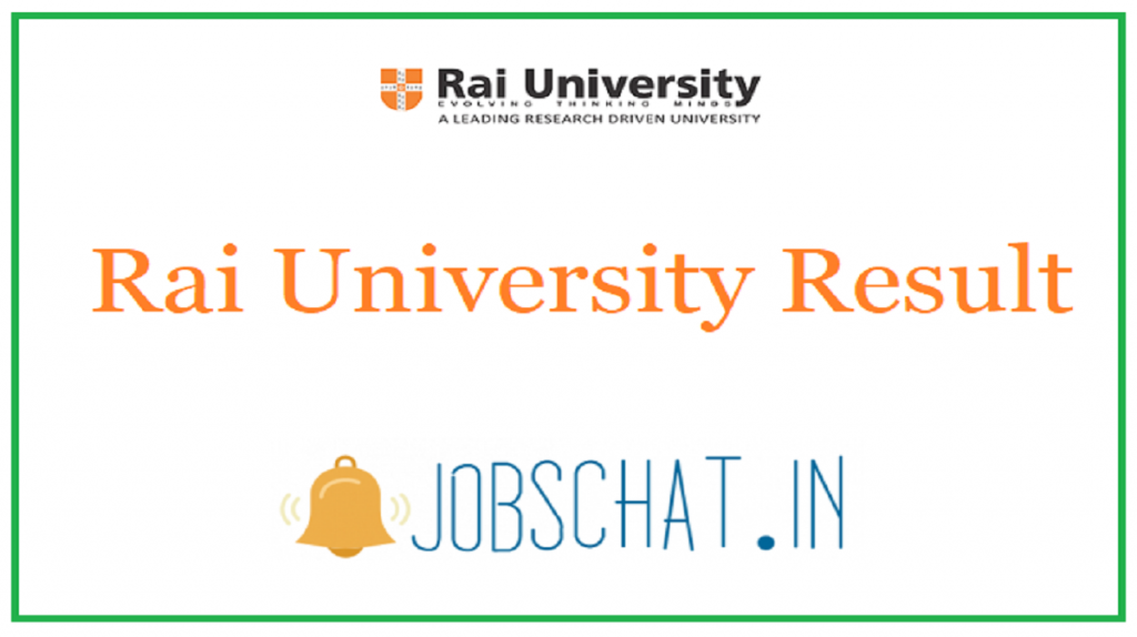 Rai University Result 2020 OUT | UG, PG Semester Marks Memo