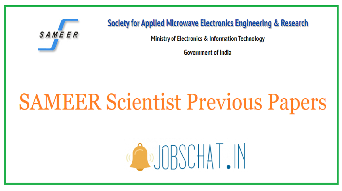 SAMEER Scientist Previous Papers