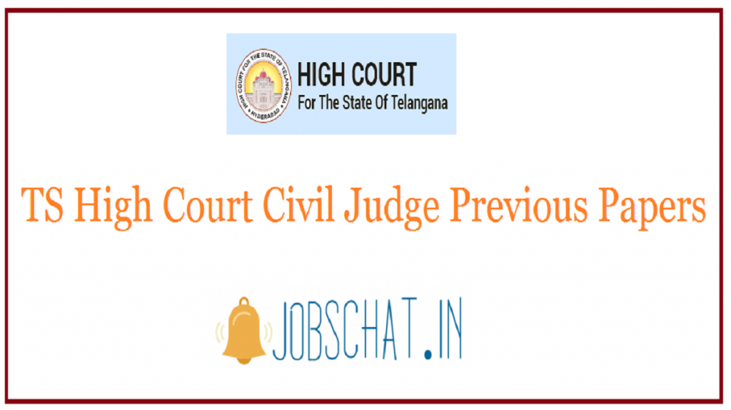 TS High Court Civil Judge Previous Papers | Model Papers