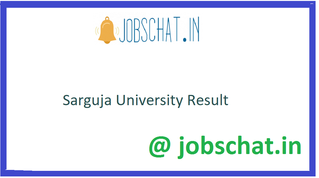 Sarguja University Result