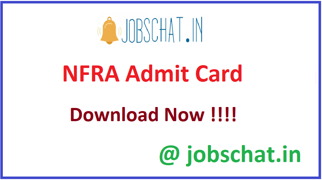 NFRA Admit Card