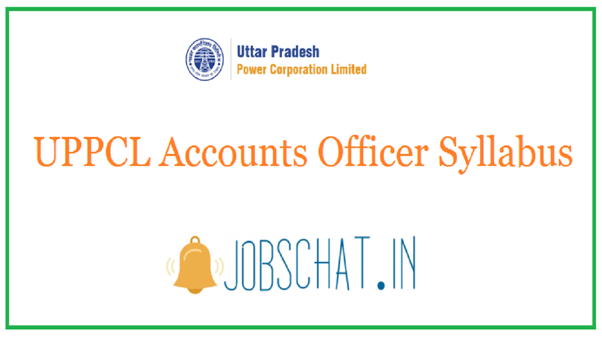 UPPCL Accounts Officer Syllabus