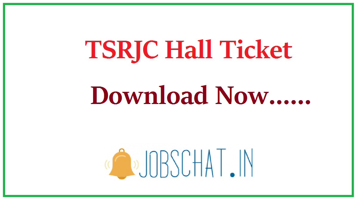TSRJC Hall Ticket 