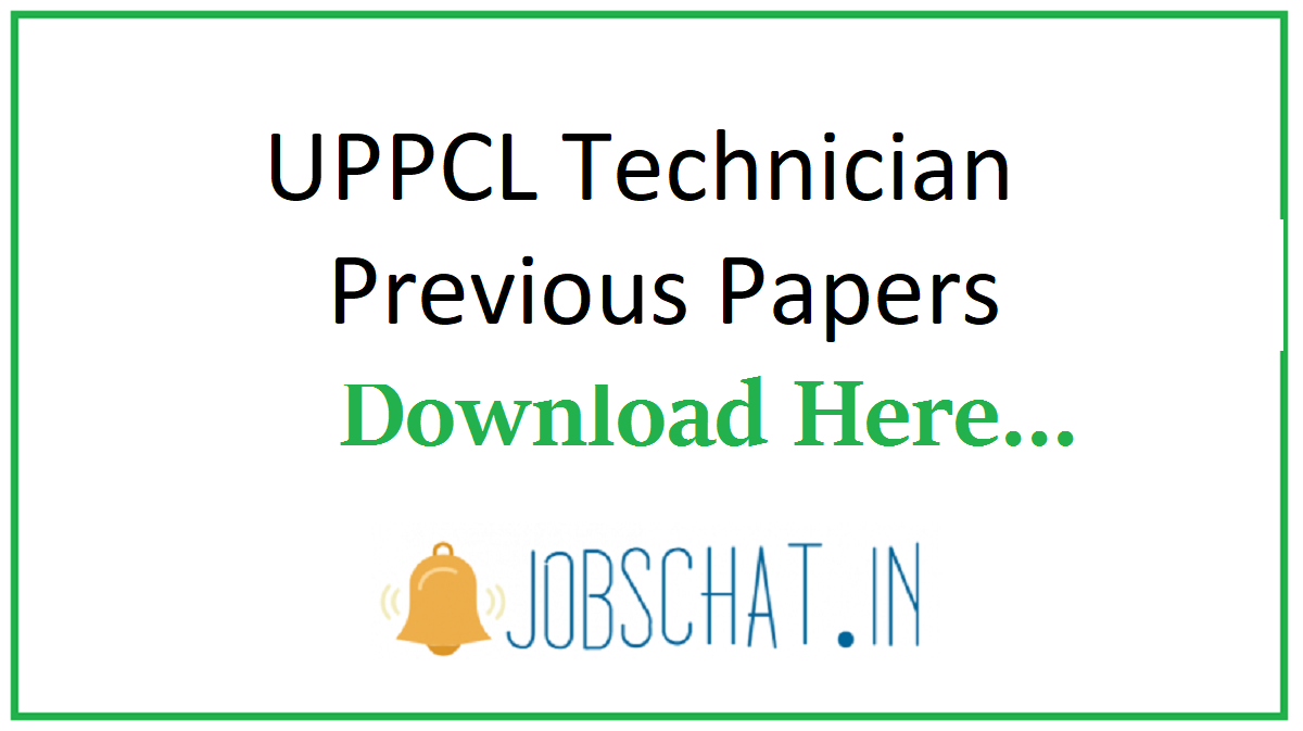 UPPCL Technician Previous Papers