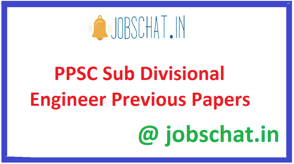 PPSC Sub Divisional Engineer Previous Papers