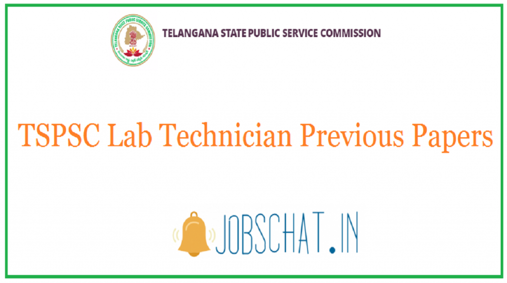 TSPSC Lab Technician Previous Papers Question Papers