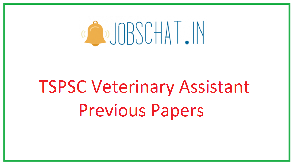 TSPSC Veterinary Assistant Previous Papers