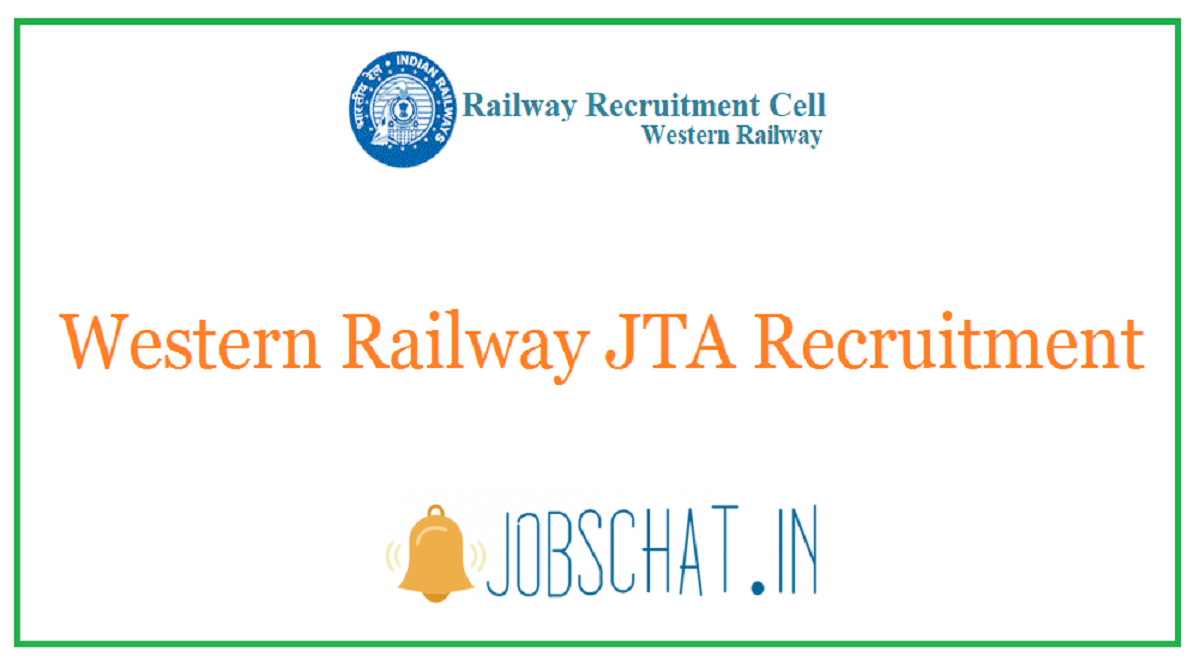 Western Railway JTA Recruitment