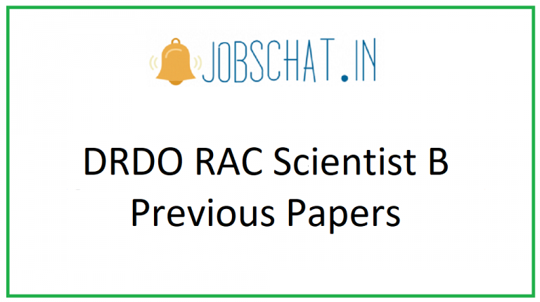 DRDO RAC Scientist B Previous Papers | Practice Question Papers