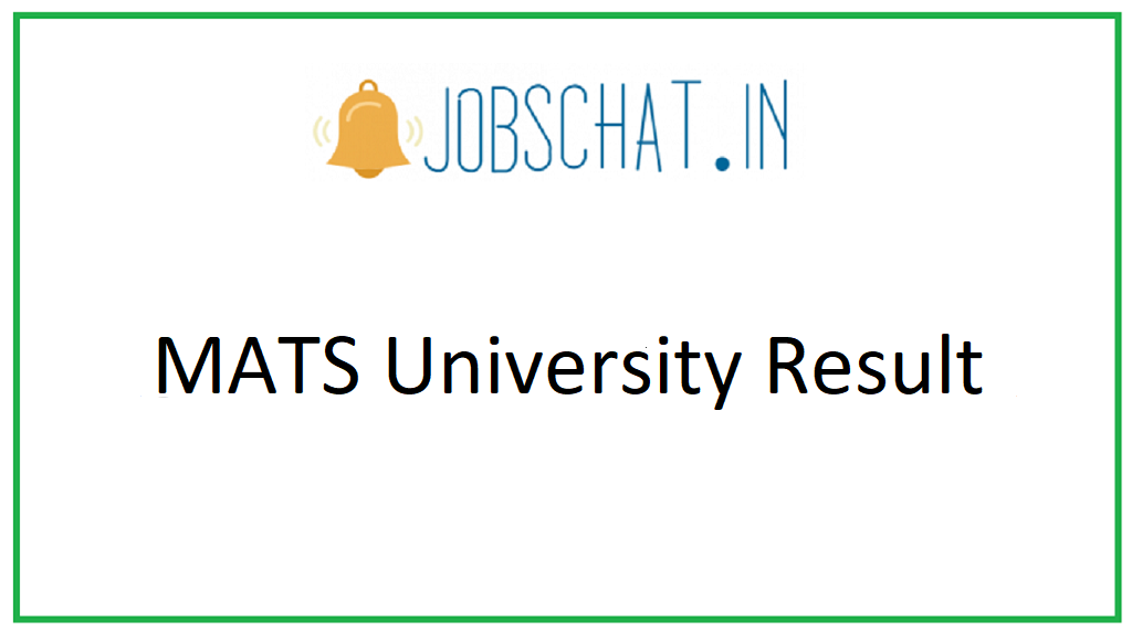 MATS University Result