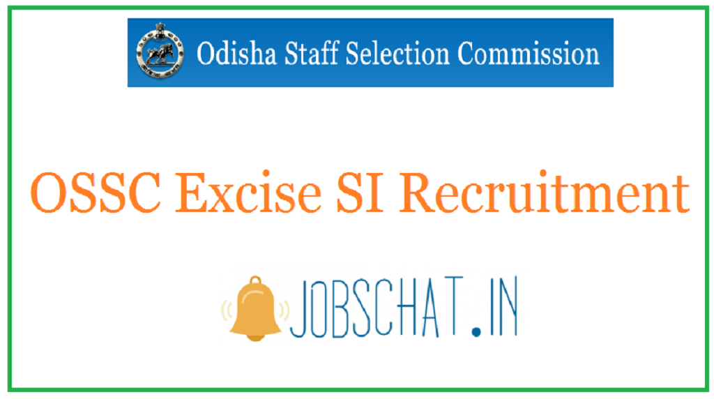 OSSC Excise SI Recruitment