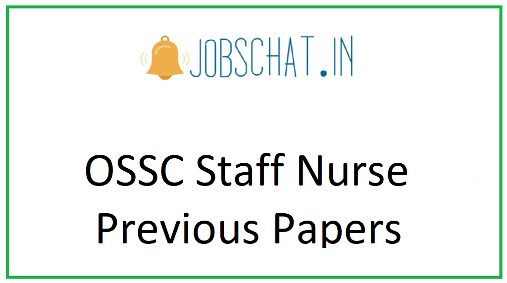 OSSC Staff Nurse Previous Papers