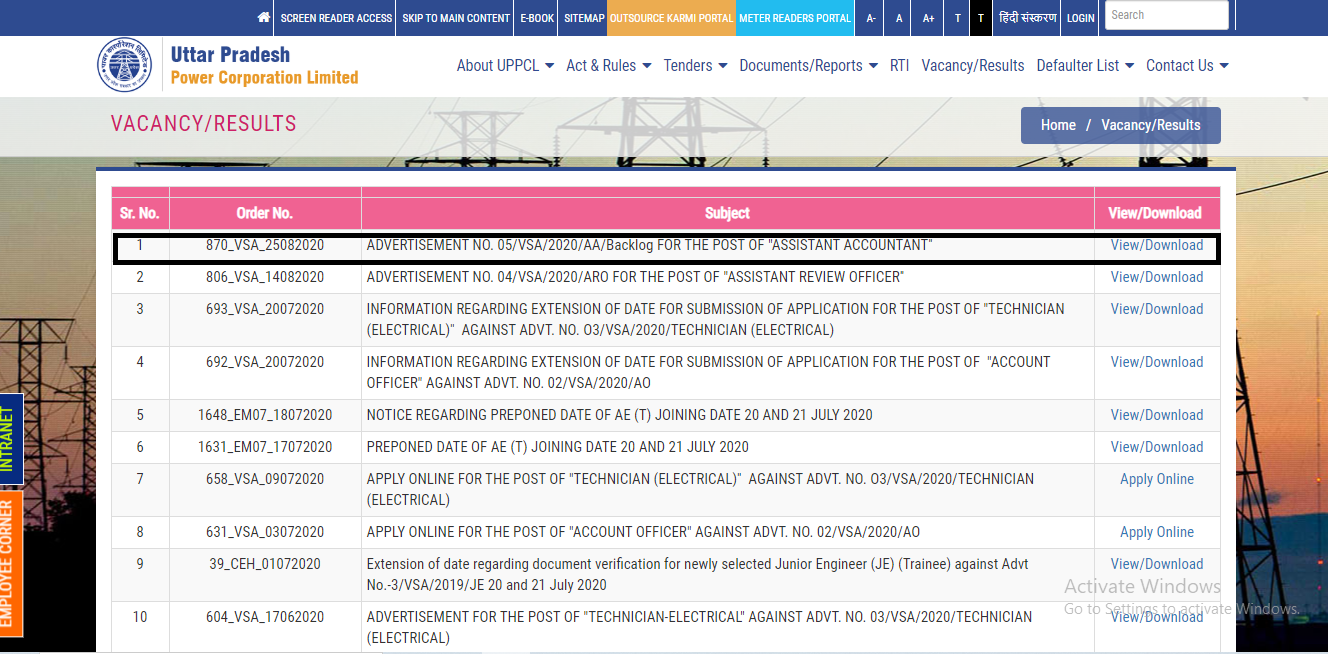 Uppcl Assistant Accountant Recruitment 2020 Apply Online Uppcl Assistant Accountant Recruitment 2020 Apply Online