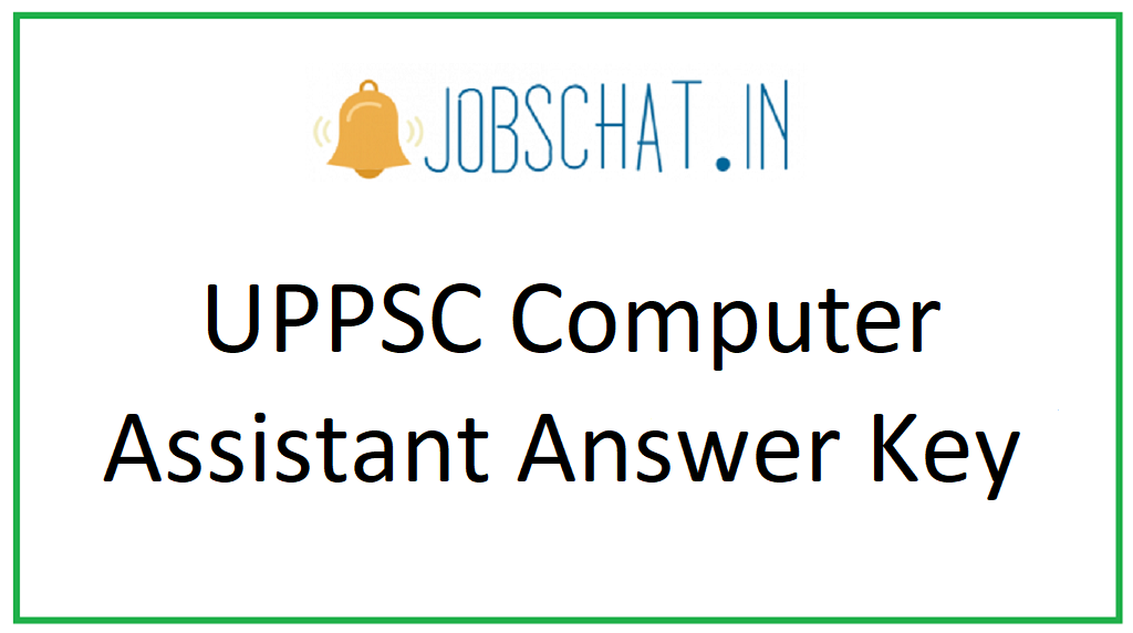 UPPSC Computer Assistant Answer Key