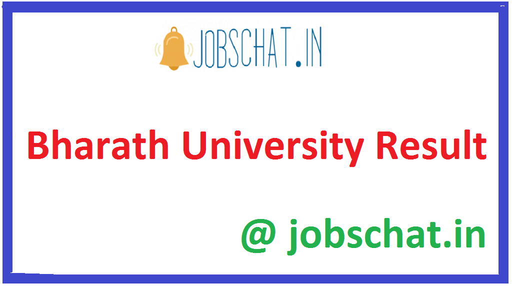 Bharath University Result