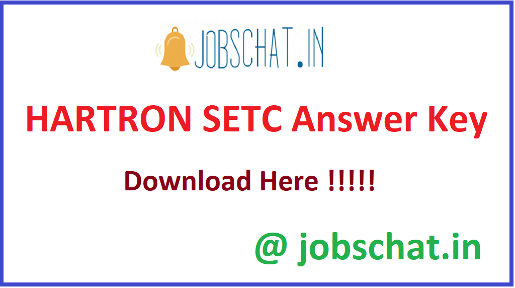 HARTRON SETC Answer Key