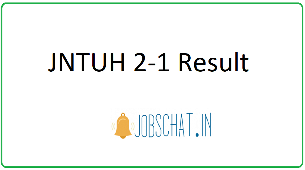 JNTUH B. Tech 2-1 Result 