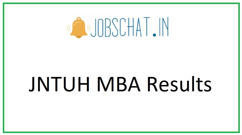 JNTUH MBA Results 