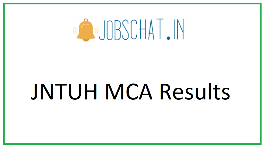 JNTUH MCA Results 2020 Check Regular Supplementary Results