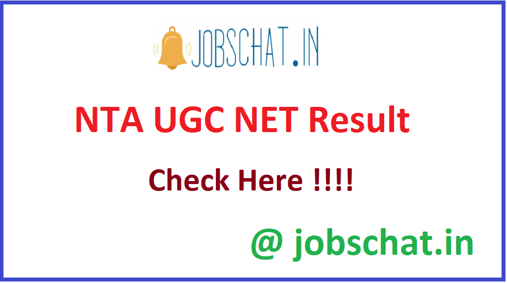 NTA UGC NET Result