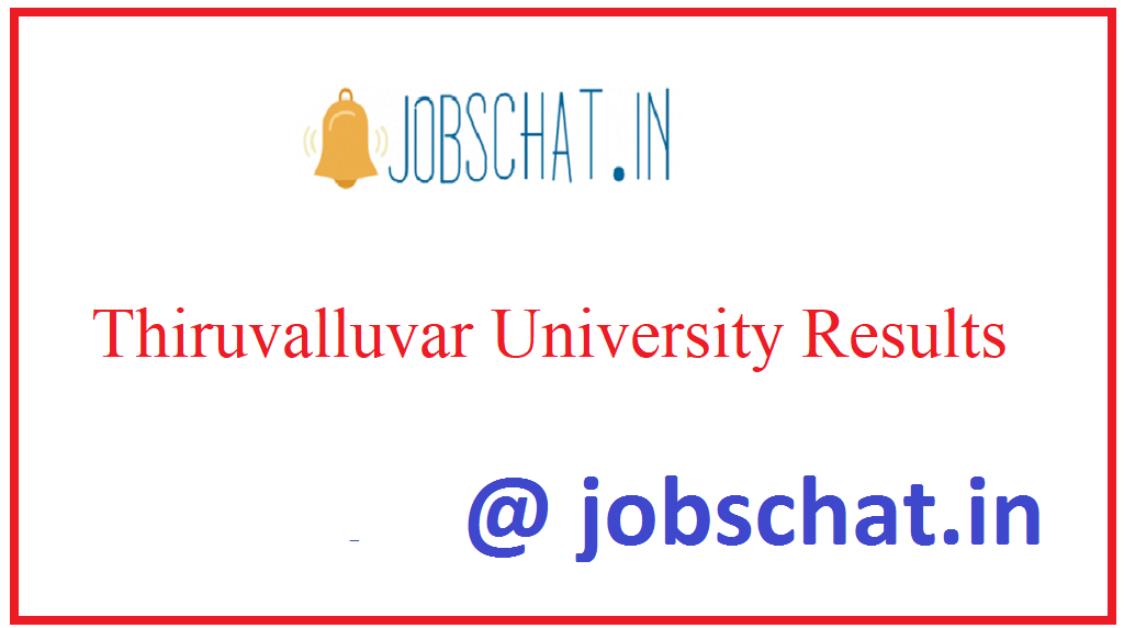 Thiruvalluvar University Results
