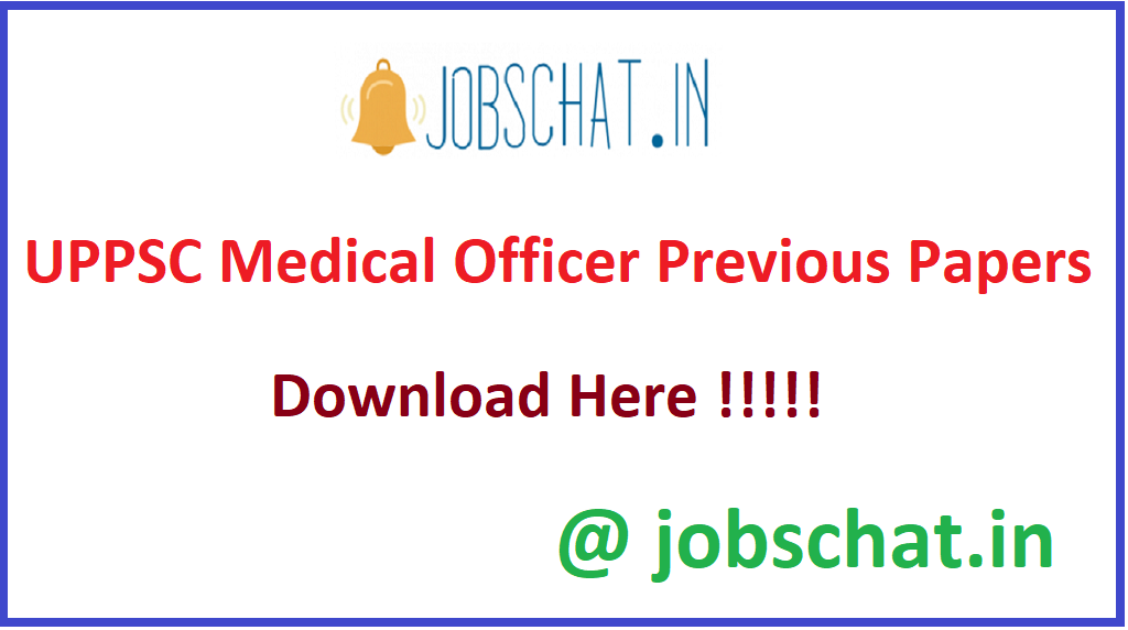 UPPSC Medical Officer Previous Papers
