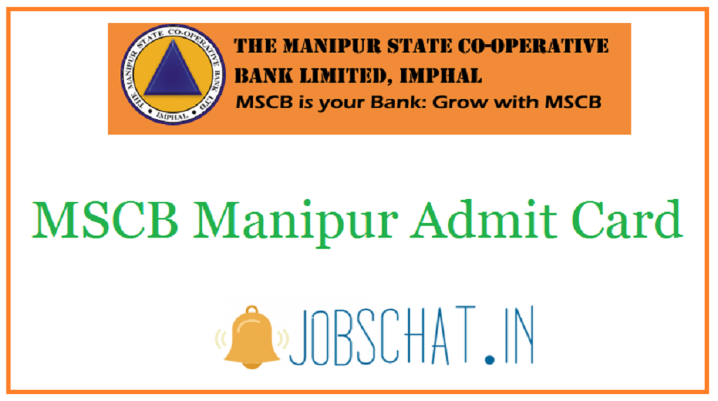 MSCB Manipur Admit Card