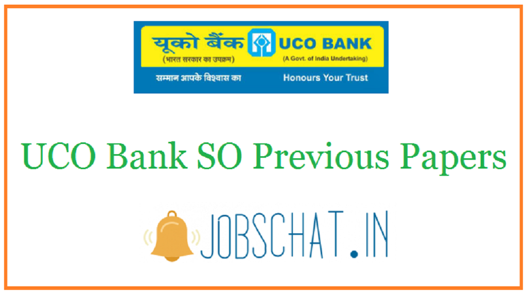 UCO Bank SO Previous Papers