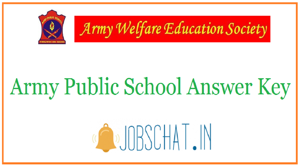 Army Public School Answer Key