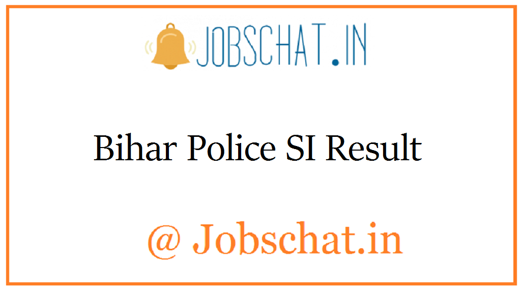 Bihar Police SI Result 