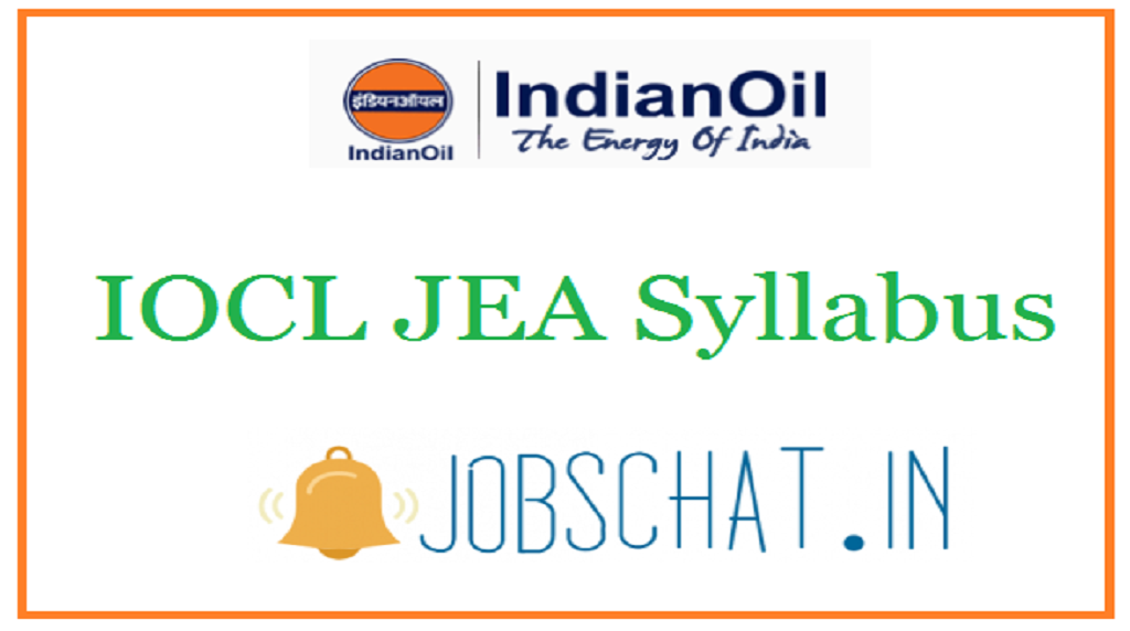 IOCL JEA Syllabus