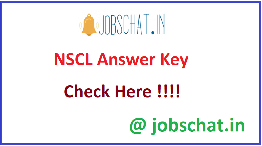 NSCL Answer Key