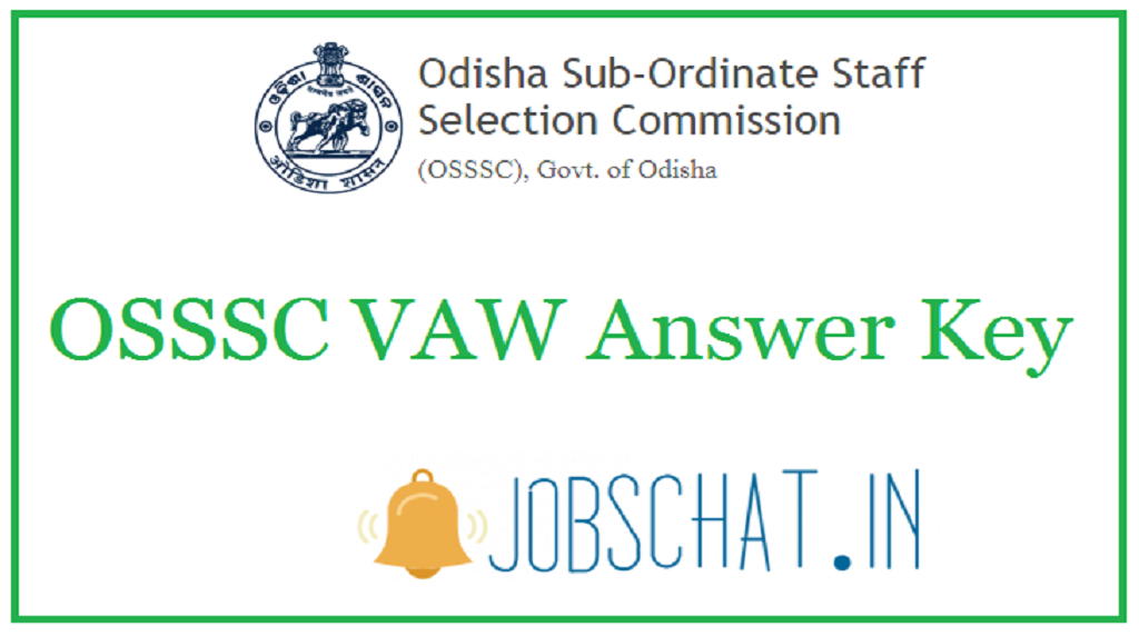 OSSSC VAW Answer Key