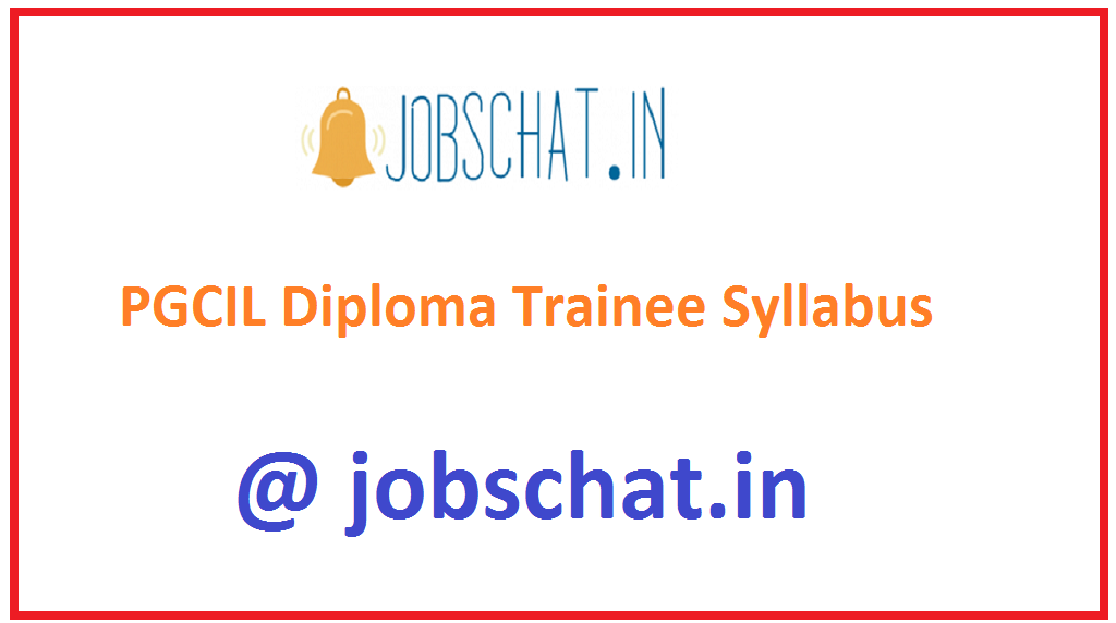 PGCIL Diploma Trainee Syllabus