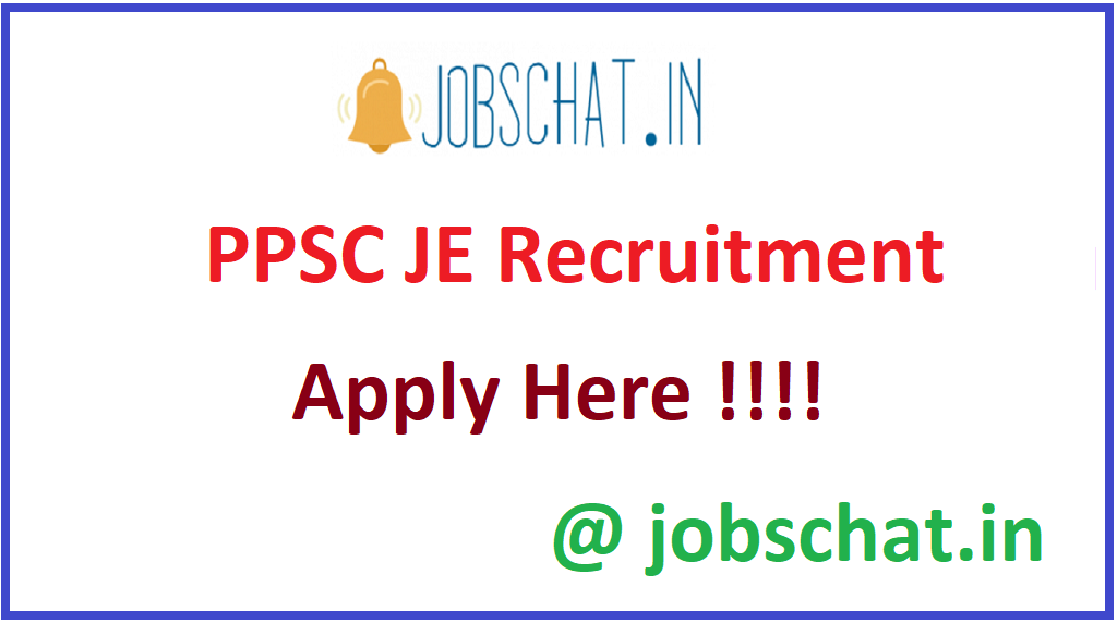 PPSC JE Recruitment