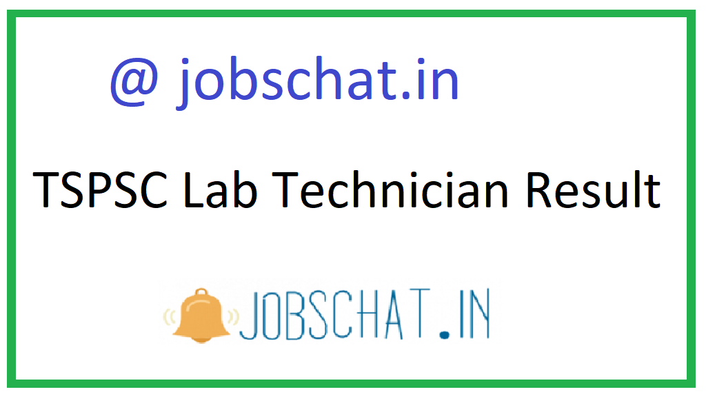 TSPSC Lab Technician Result 