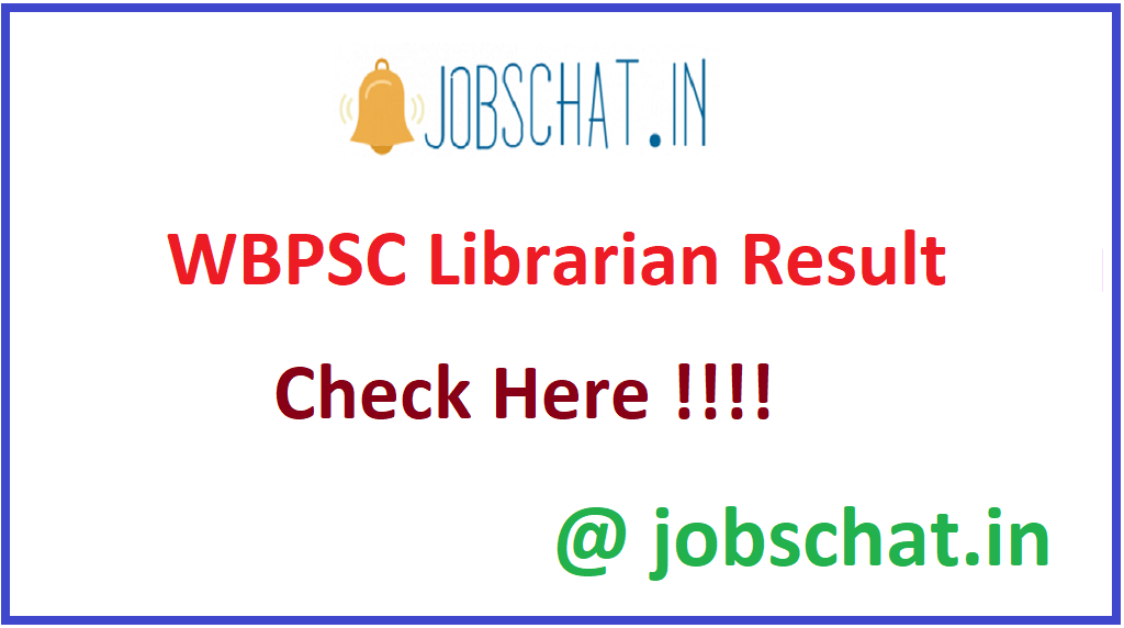 WBPSC Librarian Result