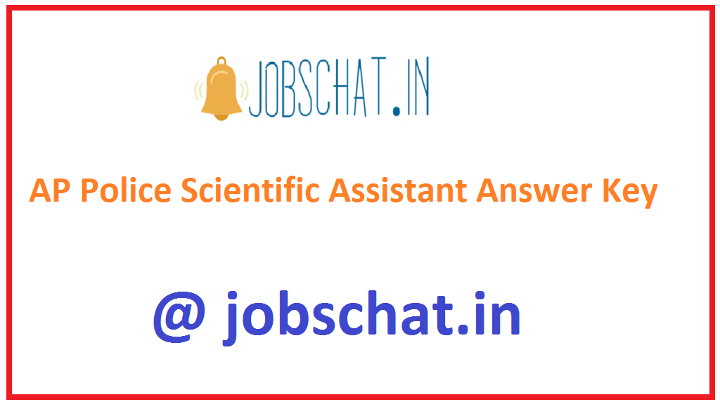 AP Police Scientific Assistant Answer Key