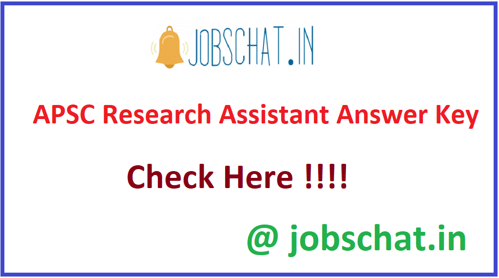 APSC Research Assistant Answer Key